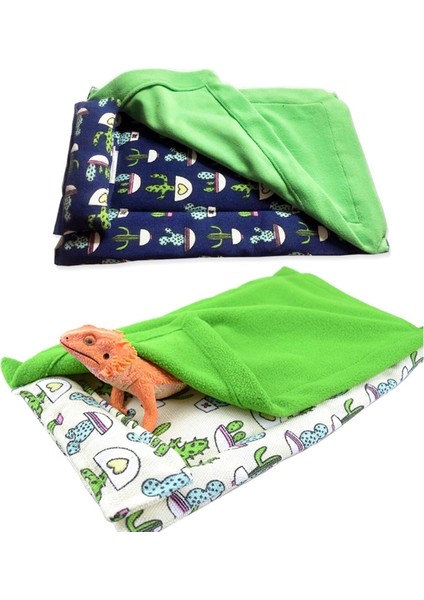 Bir Stil Sürüngen Uyku Tulumu ve Ayırılabilir Yastık Sabit Battaniye Konforlu Uyuyan Kertenkele Iguana Için (Yurt Dışından)
