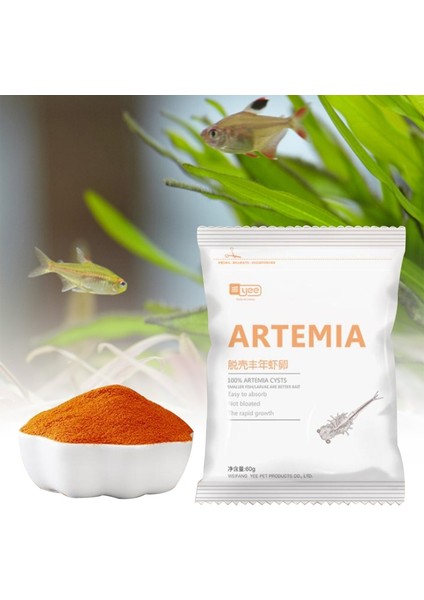 Beyaz Stil 150ML Akvaryum Tropik Balık Yemi Artemia Kabuklu Yumurtalar Tuzlu Karides Yavru Yem Yavru Balıklar Için Yumurta Yemi - Yeni (Yurt Dışından)