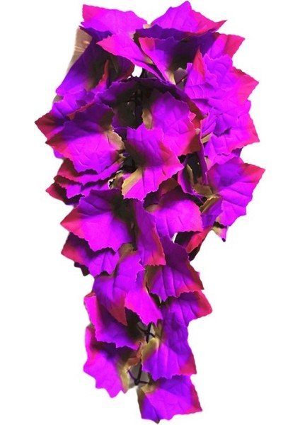 Ordu Yeşili Tarzı Sürüngen Kertenkeleler Terraryum Süsü Yapay Akvaryum Balık Tankı Bitki Sahte Asılı Gerçekçi Yapay Asma Yaprağı Evcil Hayvan Malzemeleri (Yurt Dışından)