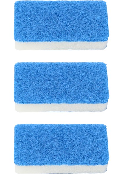 3 Yedek Fırça Stili Çift Taraflı Sünger Temizlik Fırçası Akvaryum Balık Tankı Cam Pencere Yosunu 180° Ayarlanabilir Süper Uzun Sap Temizleyici Süpürge (Yurt Dışından)