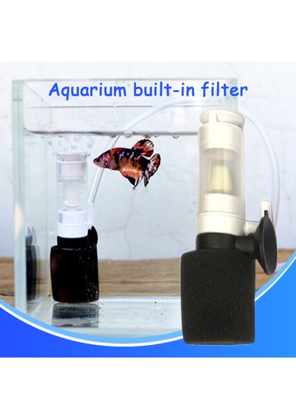 10X3X2CM Tarzı Dış Mini Filtre Küçük Pnömatik Filtre Akvaryum Sessiz Daldırma Oksijen Balık Akvaryum Pompası Aksesuarları (Yurt Dışından) fiyatları