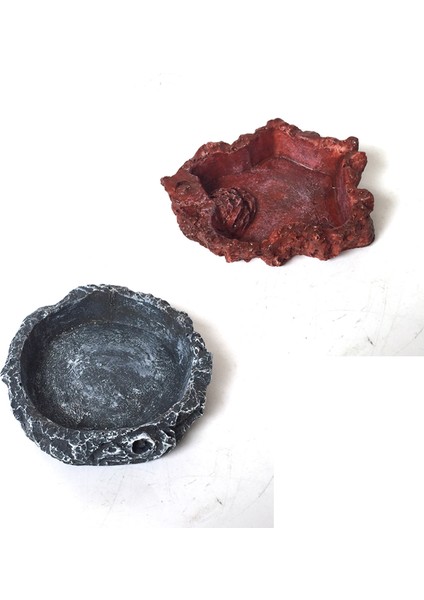 B Tarzı Kertenkele Kaplumbağa Yemlik Sürüngen Su Kabı Reçine Yiyecek ve Su Kabı Petler Malzemeleri (Yurt Dışından) fiyatları