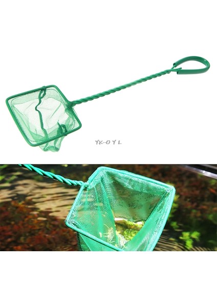 Yeşil Stil 25.5CMX20.5CM 1 Adet Akvaryum Balık Tankı Kare Karides Küçük Betta Tetra Balık Ağı 3-10 6 Boyut (Yurt Dışından) indirimleri