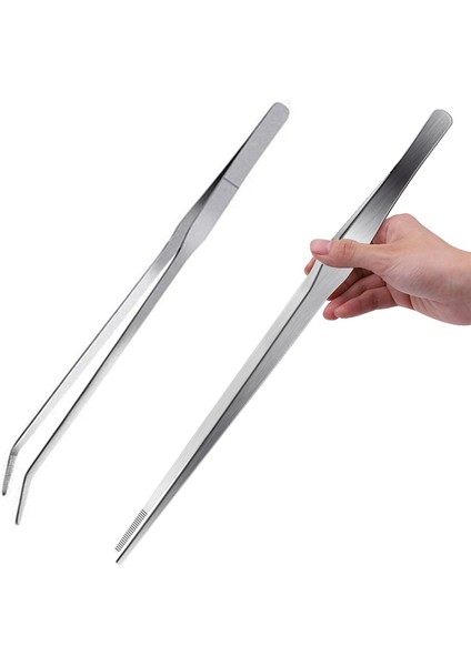 Kavisli Tip Stili 27CM Akvaryum Aksesuarları Düz Kavisli Akvaryum Cımbızı Balık Tankı Bitki Karides Mercan Uzun Cımbız - Bitki Akvaryum Araçları Için (Yurt Dışından) indirimleri