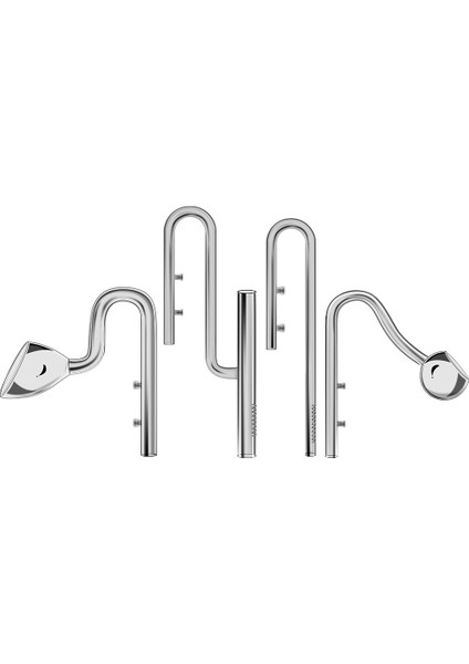 Zambak Çıkış Tarzı 12 mm Akvaryum Cam Lily Inflow Outflow Skimmer Bitki Balık Tankı Ada U Şekilli Boru Su Giriş Çıkış Filtre Aksesuarları (Yurt Dışından)