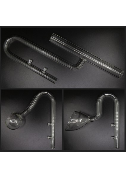 Zambak Çıkış Tarzı 12 mm Akvaryum Cam Lily Inflow Outflow Skimmer Bitki Balık Tankı Ada U Şekilli Boru Su Giriş Çıkış Filtre Aksesuarları (Yurt Dışından)
