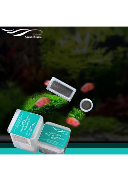 4 Nano Değiştir Kumaş Stili Chihiros Akvaryum Mini Nano Mıknatıs Temizleyici Yosun Kazıyıcı Balık Tankı Temizleme Su Bitkisi Manyetik Güçlü Fırça (Yurt Dışından)