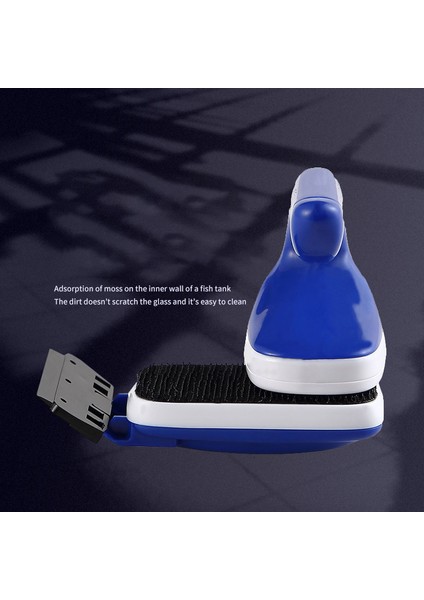 Mavi Stil U 11X6X7CM Nicrew Pratik Yüzen Manyetik Fırça Akvaryum Balık Tankı Cam Yosunu Temizleyici Temizlikçi Akvaryum Pencere Temizleme Mıknatıslar Fırça (Yurt Dışından)