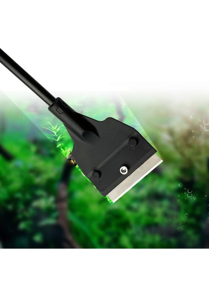 M Tarzı Paslanmaz Çelik Akvaryum Balık Tankı Yosun Temizleyici Bıçak Sucul Bitki Çim Temizleme Kiti Cam Balık Tankı Temizleme Fırçası (Yurt Dışından) modelleri