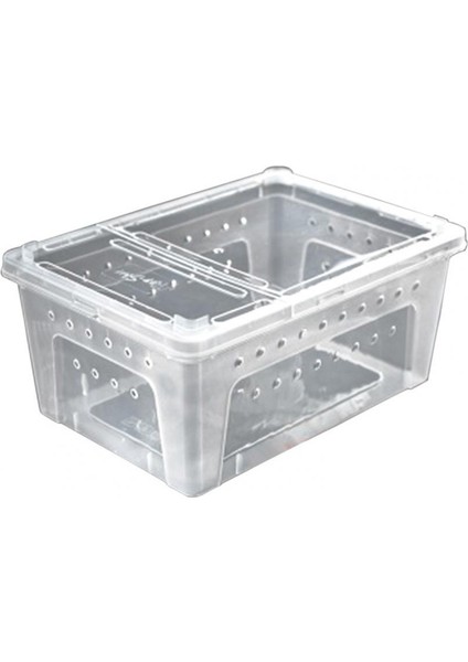 Siyah L Tarzı Kaplama Kutu Havalandırma Delikleri Kolay Temizlik Katı Renk Kaplama Kuluçka Kabı Sürüngen Kaplama Kutu Pet Malzemeleri (Yurt Dışından) indirimleri