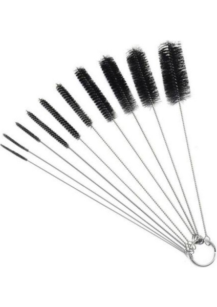 Siyah Stil Paslanmaz Çelik Saplı Akvaryum Balık Tankı Temizleme Fırçası Yeni Dayanıklı Naylon Saplı Briar Boru Temizleyici Yüksek Kaliteli (Yurt Dışından)