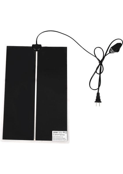 Abd 20W Tarzı Sürüngen Isı Matı Kuluçka Evcil Isıtma Ped Reptiller Vivaryum Terraryum Sıcak Isıtıcı Termostat Kontrollü ile (Yurt Dışından)