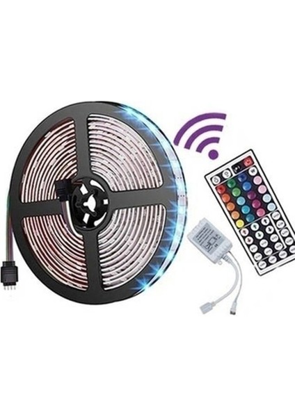 10M Tarzı Rgb Smd LED Işık ile Uzaktan Kumandalı Renkli LED Şerit Işığı - (Yurt Dışından)