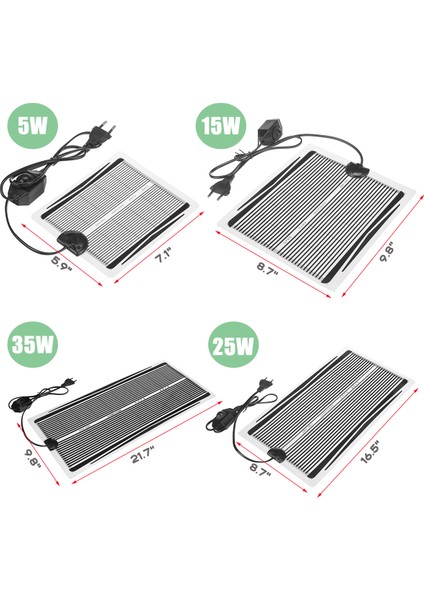 28W Tarzı Terraryum Sürüngen Isı Termal Mat Amphibiens Tırmanış Isıtma Isıtıcı Yastıklar Battaniye Sıcaklık Düzenleyici Aksesuarları (Yurt Dışından) fiyatları