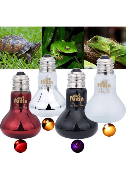 50W Tarzı Sürüngen Lambası Mini Evcil Isıtma Lambası E27 Uv Gündüz Gece Amfibi Kaplumbağa Yılan Lambası Isı Sürüngen Ampul Işık 220V (Yurt Dışından) fiyatları