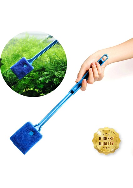Mavi Stil 1 Parça 1 Adet Çift Taraflı Sünger Temizlik Fırçası Yüksek Kalite Balık Tankı Akvaryum Yosun Temizleme Fırçası Evde Akvaryum Temizleme Aracı (Yurt Dışından) fiyatları