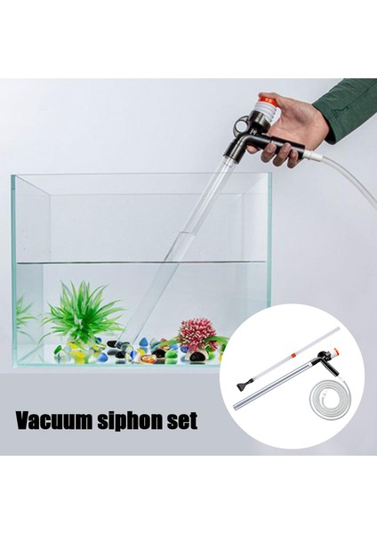 Gösterilen Stil Gibi 2020 Yeni Akvaryum Su Değiştirici Manuel Emme Cihazı Kum Yıkama Pompa Balık Tankı Temizlik Aracı (Yurt Dışından) modelleri