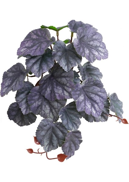 No.8 Stili Yapay Sürüngen Terraryum Bitkileri Gerçekçi Tropikal Yapraklar Tank Bitkisi Kertenkeleler Kaplumbağalar Ağaç Kurbağa Türlerine Uygun (Yurt Dışından)