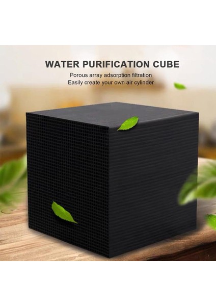 10X10X5CM Tarzı Aktif Karbon Su Filtresi Ekolojik-Akvaryum Su Arıtma Küpü Petek Ultra Güçlü Filtreleme Filtre Medya Hava Arıtma (Yurt Dışından)