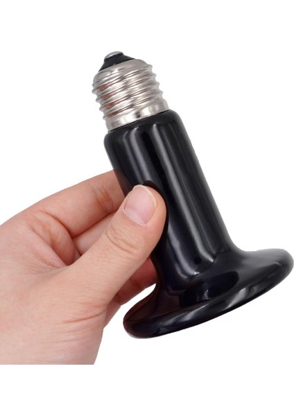 Bej 100W Tarzı Kertenkele Isıtma Lambası Seramik Kertenkele Isıtma Lambası 220V Uzak Kızılötesi Işık Ampulü Kertenkele Lambası 25W 50W 75W 100W 150W 200W Lamba (Yurt Dışından)