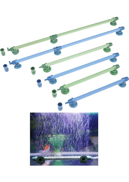 Yeşil Stil 14 Inç Balık Tankı Akvaryum Hava Taşı Balon Duvar Havalandırma Tüpü Oksijen Pompası Difüzör Yüksek Verimlilik ve Kirlilik Olmadan (Yurt Dışından) modelleri