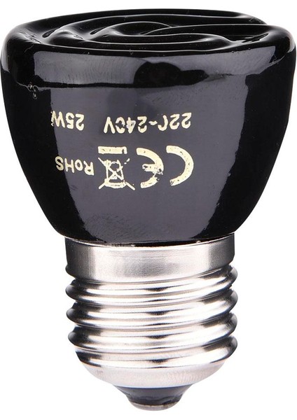 50W Tarzı Seramik Evcil Hayvan Isıtma Lambası Uzak Kızılötesi 25W 50W 75W Isı Ampulü (Yurt Dışından)