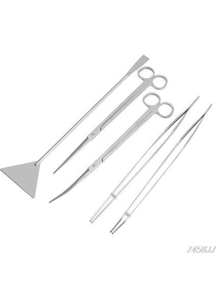 Set1 Stili Akvaryum Sualtı Bakım Araçları Kiti Uzun Saplı Cımbız ve Budama Aracı Seti Canlı Bitkiler Çim Düzeltme Kiti (Yurt Dışından)