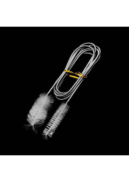 Şeffaf Stil 200CM cm Akvaryum Temizleyici Çift Başlı Balık Tankı Fırçası Hava Tüpü Hortum Boru Pompa Temizleme Fırçası Esnek Yay Naylon Fırça (Yurt Dışından)
