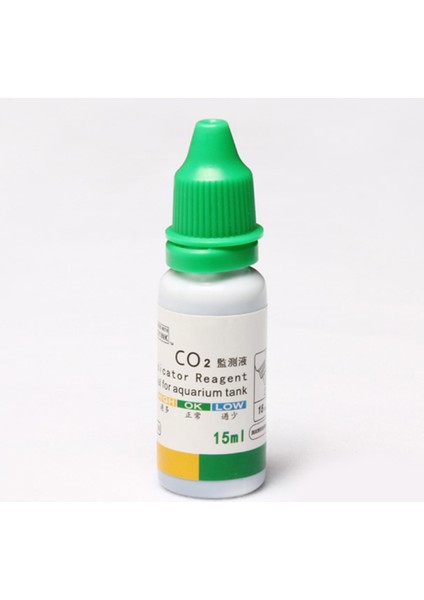 15ML Taşınabilir Co2 Göstergesi Çözelti Şişesi Hafif Akvaryum Küçük Boyutu Canlı Durum Damla Kontrol Sıvı Testi Ürünü (Yurt Dışından)