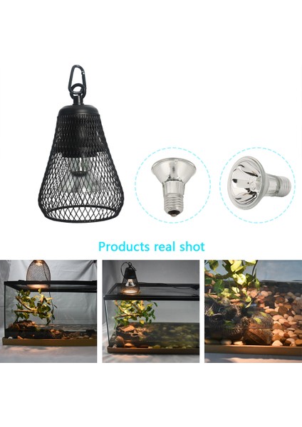 Ab FIŞI-50W-220V Stili Sürüngen Isı Lambası Ayarlanabilir Uva Uvb Sürüngen Ampulü Tutucu Ile Kertenkele Kaplumbağa Yılan Amfibi Akvaryum Aksesuarları Isıtma Lambası (Yurt Dışından) indirimleri