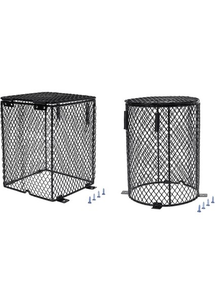 No.2 Tarzı Sürüngen Isıtıcı Kafes Isı Lambası Kafesi Koruyucu Metal Örgü Lamba Kapağı (Yurt Dışından) fırsatları