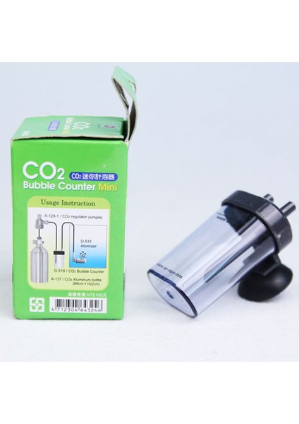 Kabarcık Ölçer Stili Mini Küçük Karbon Dioksit Co2 Kabarcık Metre Balık Tankı Akvaryum Aksesuarları Için Emme Kupası Ürün (Yurt Dışından)