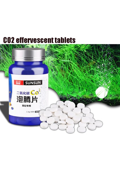 60 Adet Stil Akvaryum Co2 Efervesan Tablet Akvaryum Bitkileri Karbon Dioksit Dilimleyici Üretici Balık Tankı Su Otu Tedarik (Yurt Dışından) fiyatları