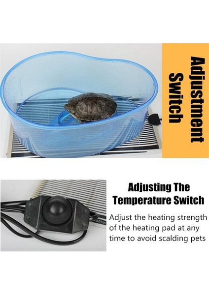 5W 15X14CM Stili Terraryum Sürüngen Isı Matı Tırmanma Evcil Isıtma Sıcak Pedleri Ayarlanabilir Sıcaklık Kontrol Cihazı Matlar Sürüngen Malzemeleri (Yurt Dışından) fırsatları