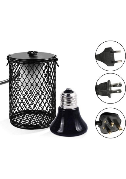 Ab 220V Tarzı Ev Evcil Hayvan Sürüngen Için Kızılötesi Seramik Isıtma Lambası 110V 220V Isı Emici Işık Ampulü Anti-Yanık Lamba Standı ile (Yurt Dışından) fiyatları