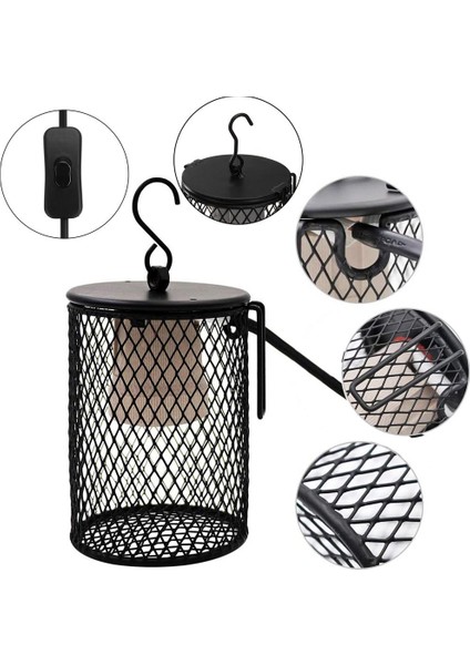 Ab 220V Tarzı Ev Evcil Hayvan Sürüngen Için Kızılötesi Seramik Isıtma Lambası 110V 220V Isı Emici Işık Ampulü Anti-Yanık Lamba Standı ile (Yurt Dışından) fırsatları