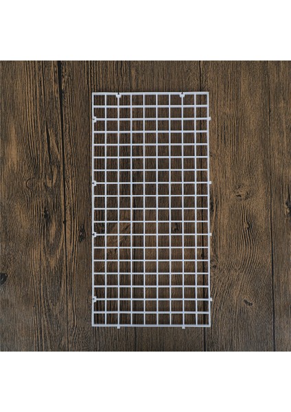Beyaz Stil 29.6cm x 14,8cm Dayanıklı Plastik Balık Izgara Bölücü Tutucu Balık Tankı Tepsi Yumurta Kafesi Akvaryum Tankı Filtre Taban Izole Paneli 29.6cm x 14.8cm (Yurt Dışından)