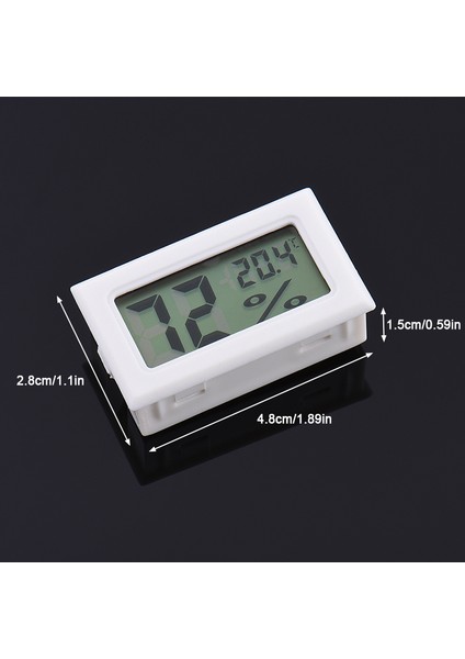 Siyah Stil 4.8x2.8x1.5cm Evcil Karınca Çiftliği Için Dijital LCD Termometre Higrometre Ant Nest Anthill Atölye Araçları Sürüngenler Kaplumbağa Kutusu Böcek Kutusu Aksesuarları (Yurt Dışından)