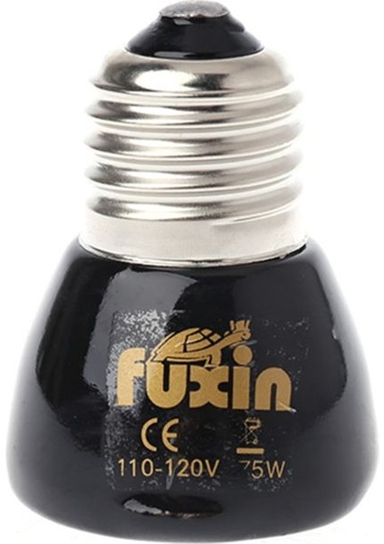 A-110V 75W Stili Kertenkele Isı Lambası, Kertenkele Sırtı Için Uzak Kızılötesi Seramik Isıtıcı Lamba (Yurt Dışından)