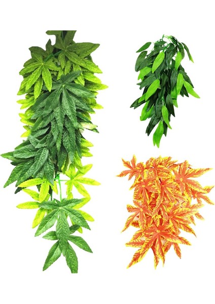 A2 Stili Sürüngen Terraryum Bitki Süsleme Sürüngen Bitkileri Emzikli Kupa ile Amfibyumlu Kertenkele Yılan Tırmanma Evcil Tankı Habitat Dekorasyonu (Yurt Dışından) modelleri