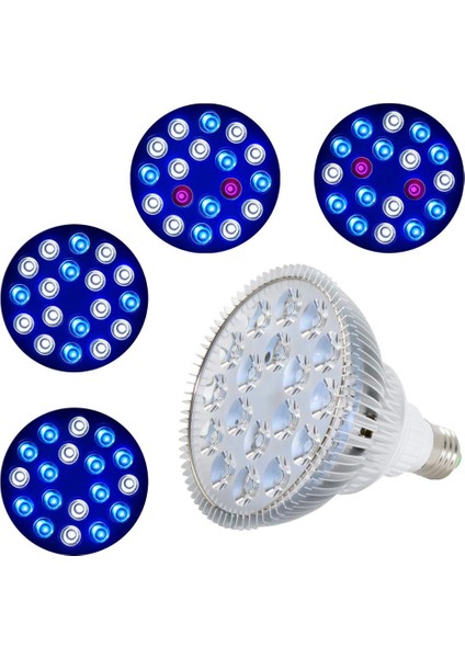 7r 8b 1uv 1ır 1W Stili 54W LED Akvaryum Işığı LED Evcil Hayvan Aydınlatma Balık Tankı Lambası Bitki Ampulü Tuzlu Su Deniz Mercanı Sump Algleri Uv Ir Kırmızı Mavi (Yurt Dışından)