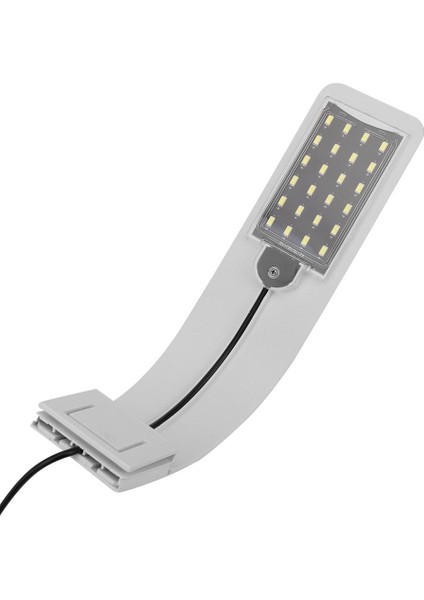 Beyaz Beyaz Tarzı Süper Ince 10W LED Su Geçirmez Akvaryum Işığı Balık Tankı Su Bitkileri Yetiştirme Aydınlatma Klipsli Lamba Eu (Yurt Dışından)