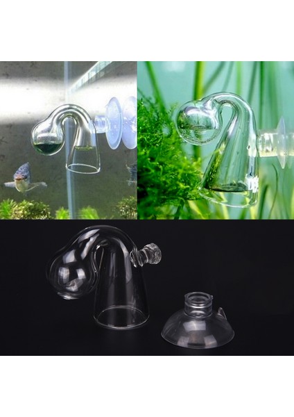 5.5CMX3CM Tarzı 1 Adet Akvaryum Balık Tankı Co2 Monitörü Tester Notlar Temiz Cam Damla Kontrol Cihazı Akvaryum Bitki Aksesuarı Emiş Kupası Ile (Yurt Dışından)