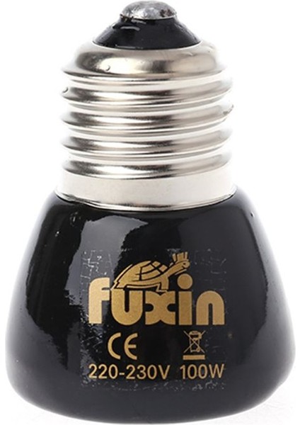 B-220V 100W Tarzı Kertenkele Isı Lambası, Kertenkele Sırtı Için Uzak Kızılötesi Seramik Isıtıcı Lamba (Yurt Dışından)