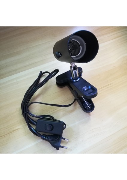 Siyah Ab Tip 1 Stili Sürüngen Uvb Ampul Isıtma Ampul Işıklar Tutucu Kelepçe Seramik Klipsli Reptil Isıtma Lambaları Aydınlatma Aracı (Yurt Dışından)