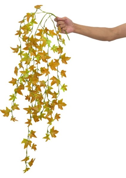 Kumral Tarzı Sürüngen Kertenkeleler Terraryum Süsü Yapay Akvaryum Balık Tankı Bitki Sahte Asılı Gerçekçi Yapay Asma Yaprağı Evcil Hayvan Malzemeleri (Yurt Dışından)