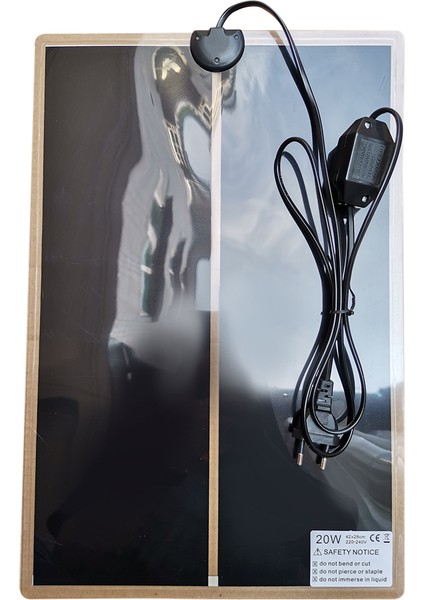 7W 15X28CM Stili Evcil Isıtıcı Elektrikli Güvenlik Güç Evcil Hayvan Sürüngen Isıtma Ped Isı Matı Inkübatör Sıcaklık Kontrolü ile Avrupa Fişi W (Yurt Dışından) fırsatları