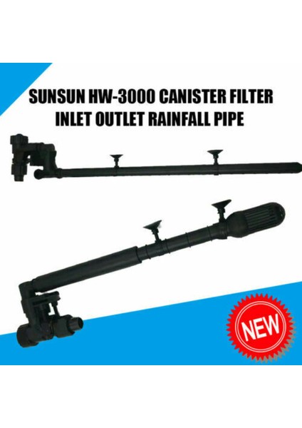 HW3000 Boru Seti Stili Sunsun Giriş ve Çıkış Yağmurluk Borusu Al Parça Hw Silindir Filtre Akvaryum Dış Filtre Aksesuarları (Yurt Dışından) fiyatları