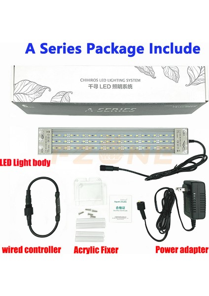 S2-Pro Contorller Stili 2021 Yeni Ros A Serisi Akvaryum LED Aydınlatma Bitkiler Büyüme Kapağı Işık Balık Tankı Üstten LED Lamba ile Dimmer Kontrol Cihazı (Yurt Dışından) modelleri