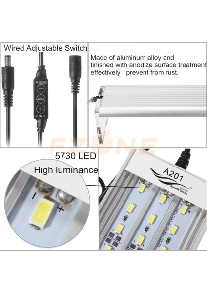 S2-Pro Contorller Stili 2021 Yeni Ros A Serisi Akvaryum LED Aydınlatma Bitkiler Büyüme Kapağı Işık Balık Tankı Üstten LED Lamba ile Dimmer Kontrol Cihazı (Yurt Dışından) indirimleri